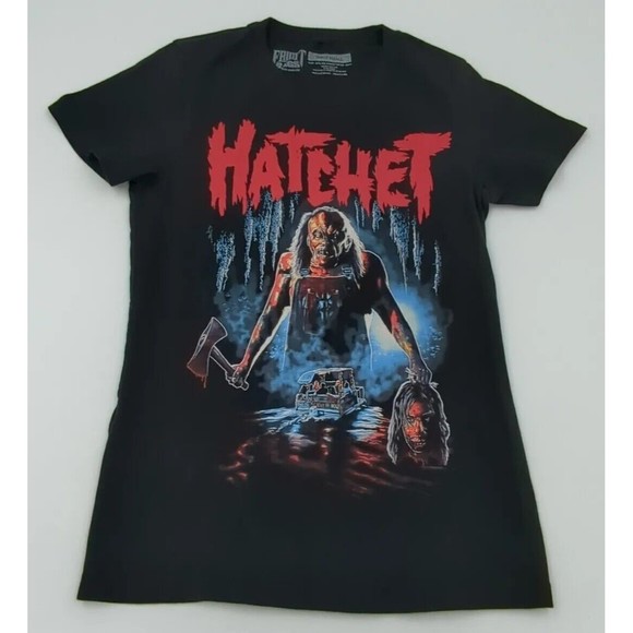 Fright Rags Hatchet Tee‎ Shirt Girls Youth Size Small Horror Movie Slasher VTG - Picture 1 of 7